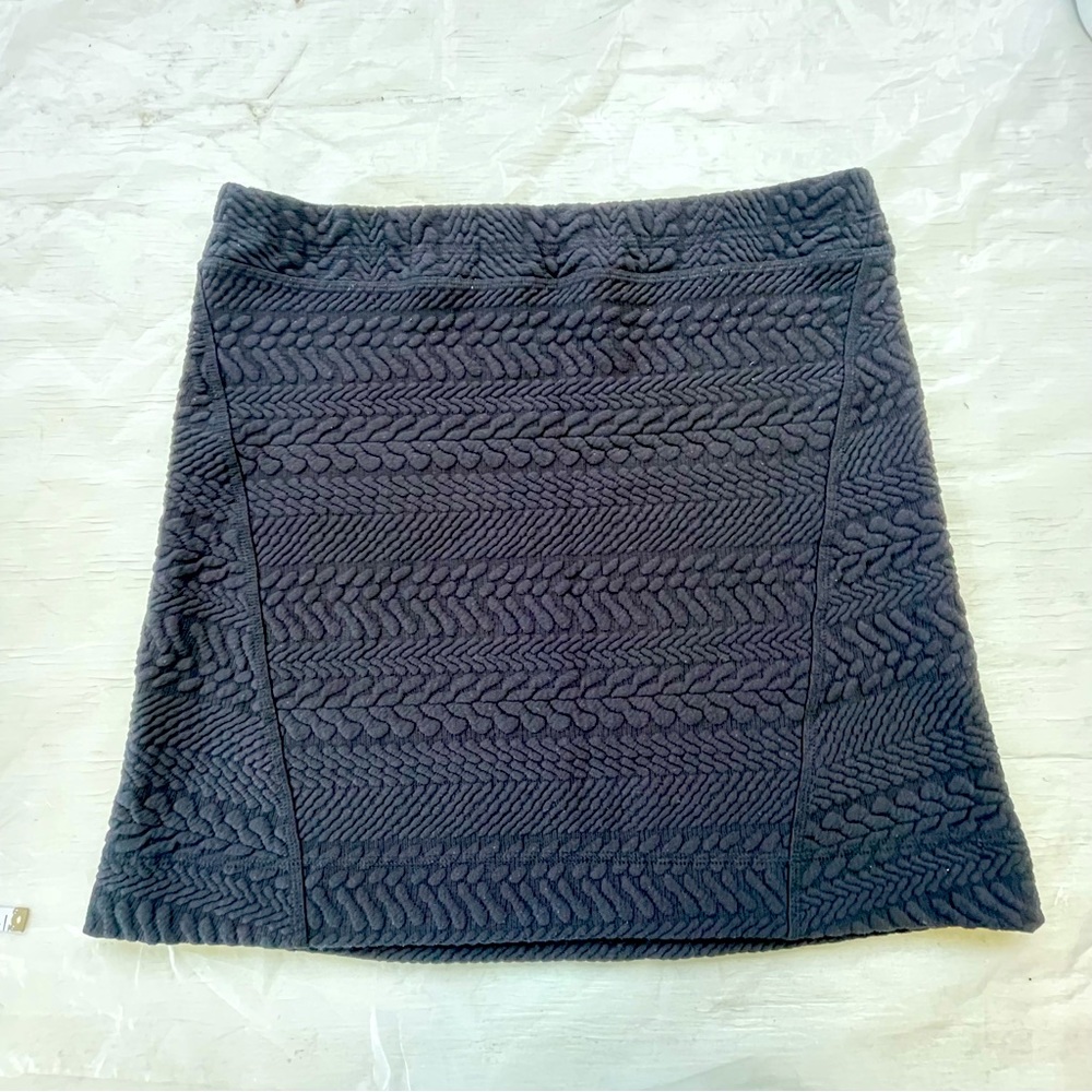 Prana- black mini skirt. Size Large